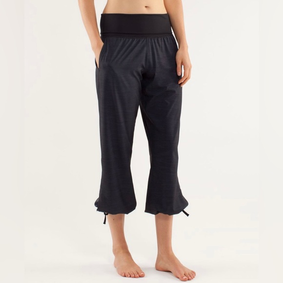 Lululemon Om Pant Commuter Denim Black / Black (Gray/Black) - Picture 15 of 15